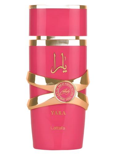 Lattafa Perfumes Yara Candy Lattafa Perfumes perfume fragrance bottle