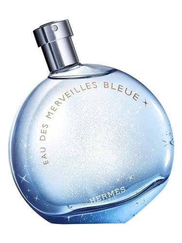 Hermès Eau des Merveilles Bleue fragrance bottle