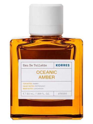Korres Oceanic Amber Korres cologne fragrance bottle