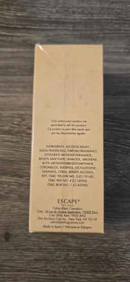 Calvin Klein Escape for Men New With Packaging thumbnail 2