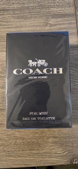 Coach New York Men by 3.3 oz./ 100 ml. Eau de Toilette Spray New With Packaging thumbnail 1