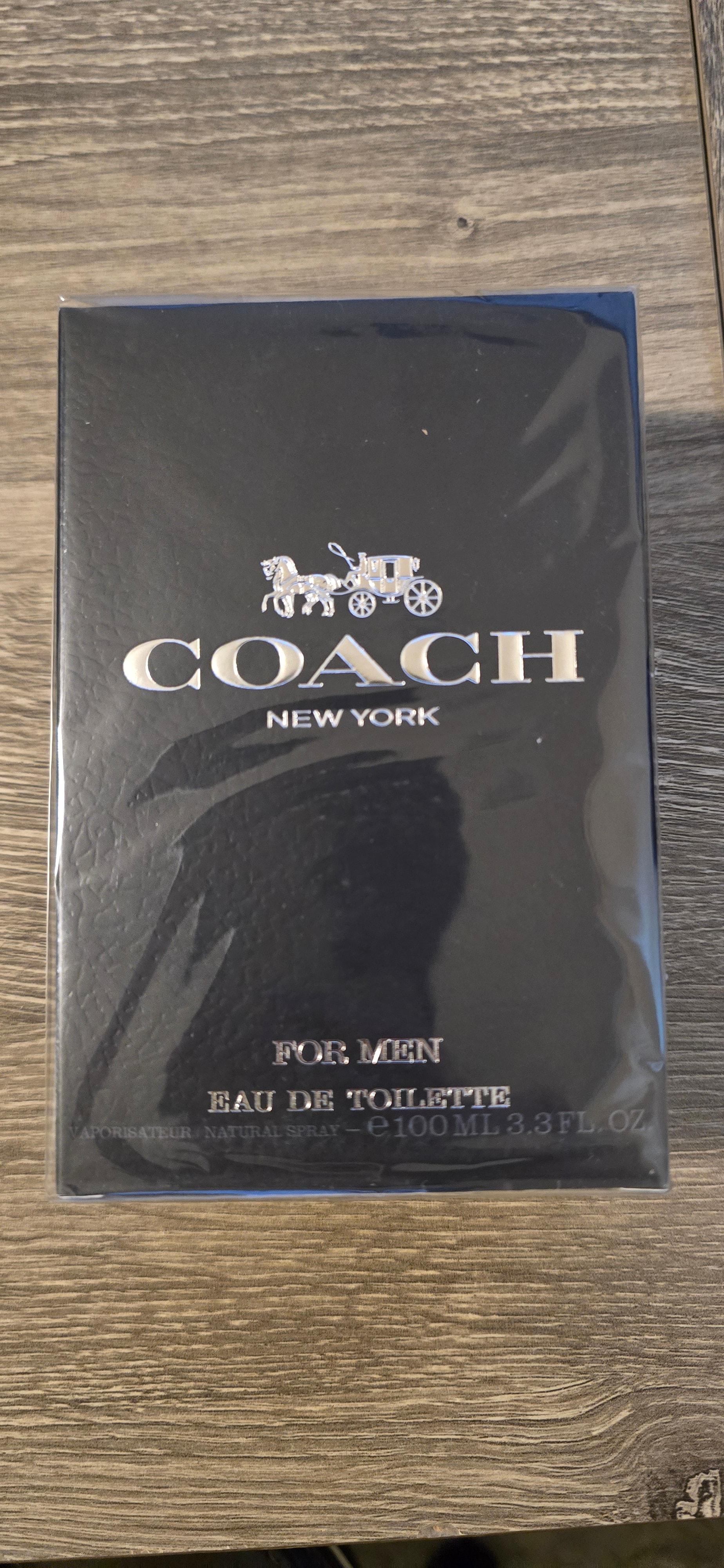 Coach New York Men by 3.3 oz./ 100 ml. Eau de Toilette Spray New With Packaging