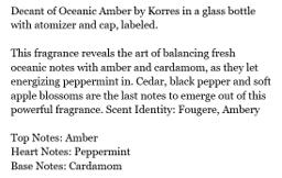 Korres Oceanic Amber Decant thumbnail 2