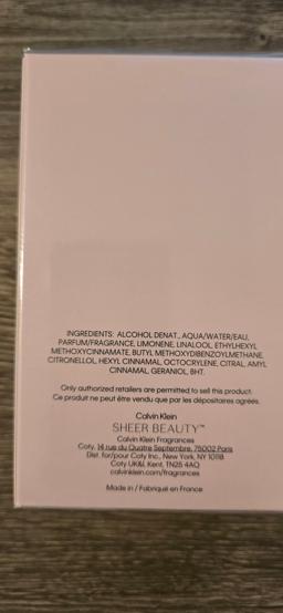 Calvin Klein Sheer Beauty New With Packaging thumbnail 2