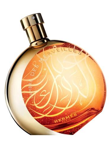 Hermès L'Ambre des Merveilles Calligraphie fragrance bottle