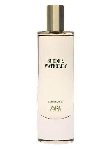 Zara Suede & Waterlily fragrance bottle